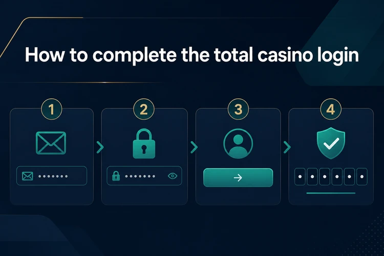 How to complete the total casino login